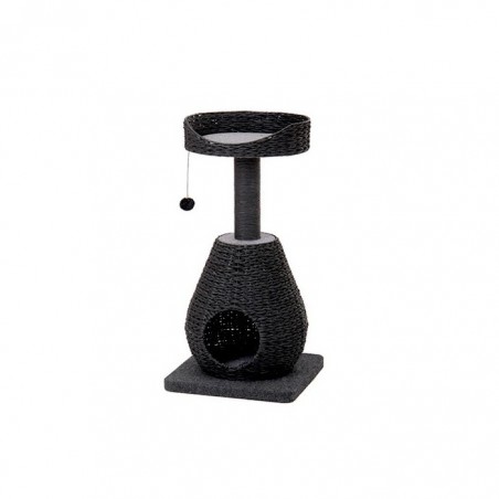 Arbre à chat Gris élégance sublime 1 étage - JungleVet