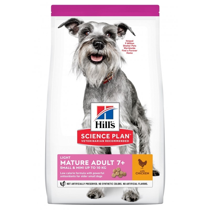Hill's Science Plan Canine Adult Mature 7+ Mini Light - 2,5 kg