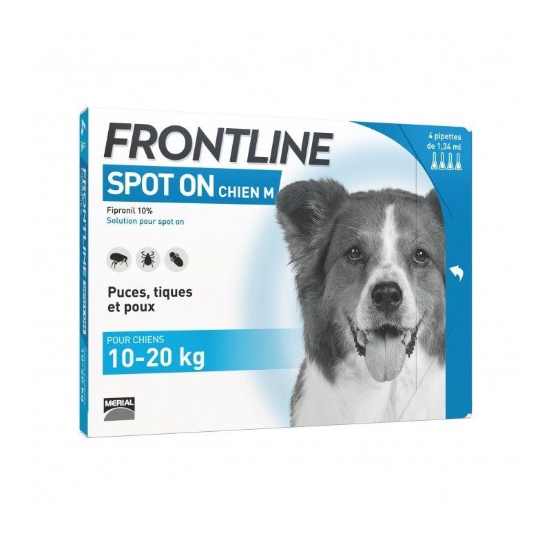 Frontline Spot on chien Medium de 10 à 20 kg - JungleVet