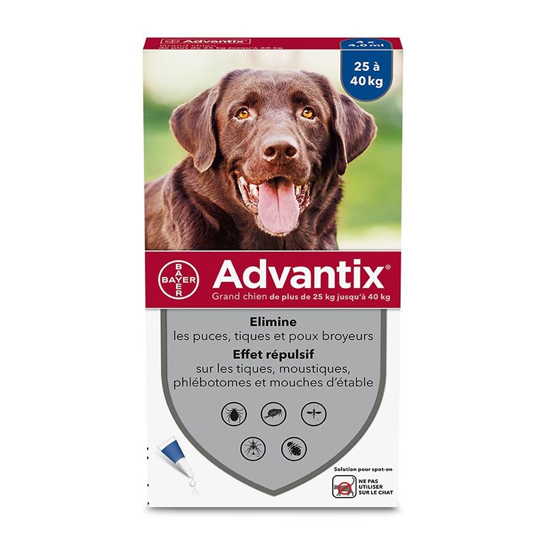 Advantix Grand Chien de 25 à 40 kg