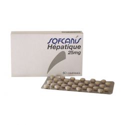 Sofcanis Hépatique 25 mg - Boite de 60 comprimés