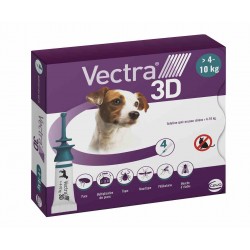 Vectra 3D chiens de 4 à 10 kg
