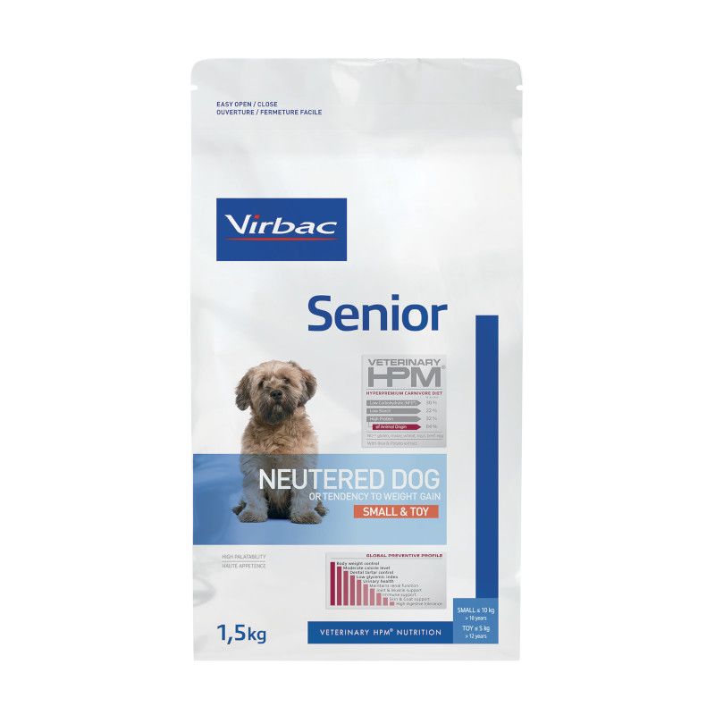 Veterinary HPM Senior Neutered Dog Small & Toy