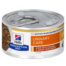 Hill's Prescription Diet Feline C/D Urinary Mijoté au poulet 24 x 82 g