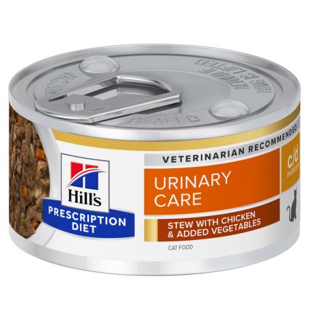 Hill's Prescription Diet Feline C/D Urinary Mijoté au poulet 24 x 82 g