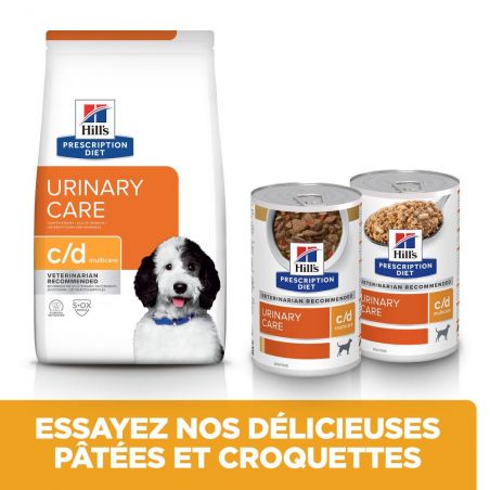 Hill's Precription Diet Canine C/D Multicare Mijotés Poulet & Légumes Boîte