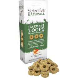Selective Naturals Harvest Loops pour hamsters 4 sachets de 80 g