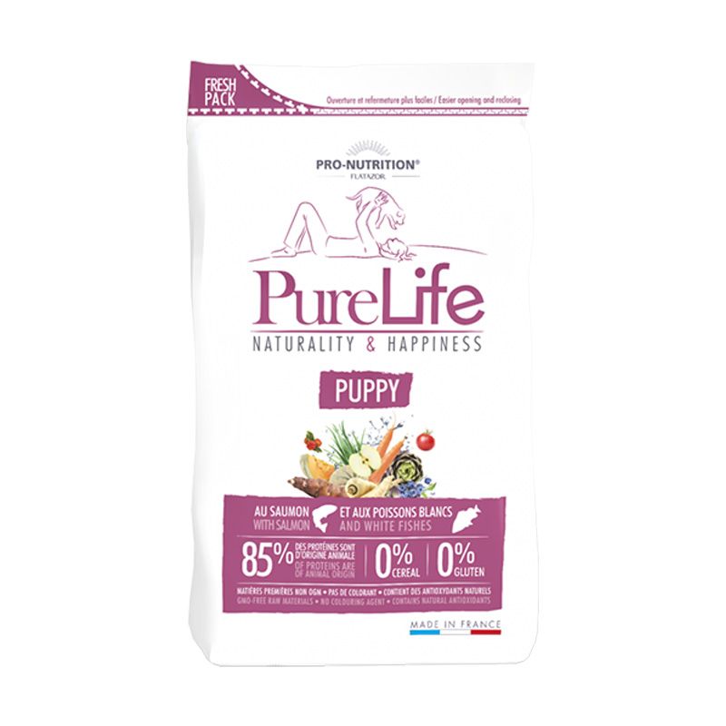 Pro Nutrition Flatazor Purelife Puppy - Sac de 12 kg