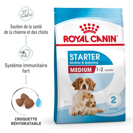 Royal Canin Dog Starter Mother & Babydog Medium Sac de 15 kg