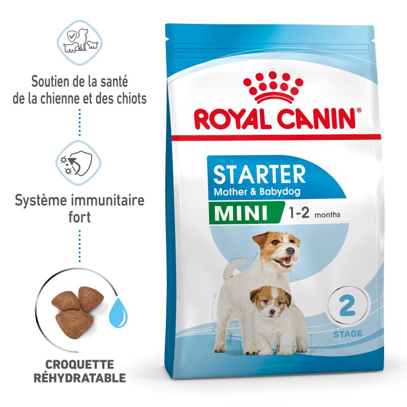 Royal Canin Dog Starter Mother & Babydog Mini Sac de 8 kg