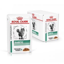 Royal Canin Veterinary diet cat Diabetic en sauce 12 x 85 g