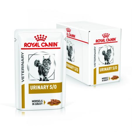 Royal canin Veterinary Diet Cat Urinary S/O Morceaux - 12 sachets de 85 g