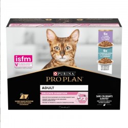 Purina Proplan Cat Adult Delicate Digestion Multipack 10 sachets de 85 g