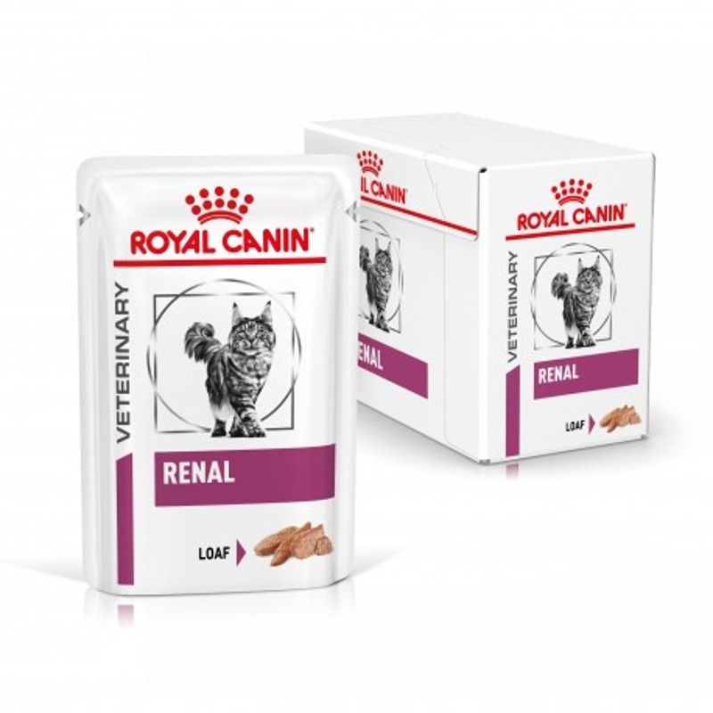 Royal Canin Veterinary diet cat Renal au poulet Mousse 12 sachets de 85 gr