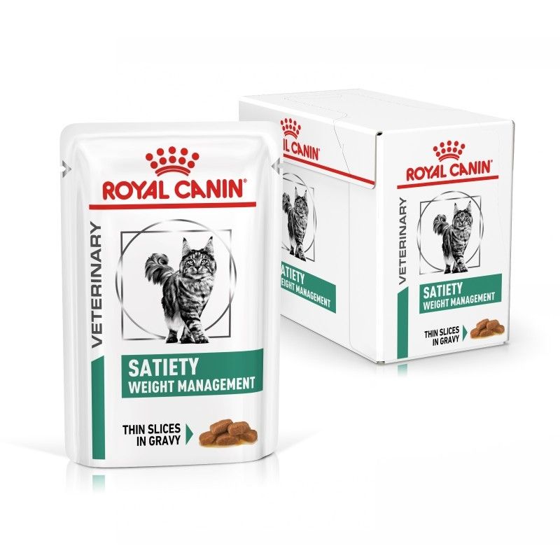 Royal Canin Veterinary Diet Cat Satiety Weight Management - 12 sachets de 85 g