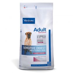 Veterinary HPM adult dog neutered sensitive digest Large & medium