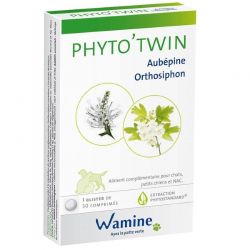 Phyto'twin Aubépine Orthosiphon Boite de 30 comprimés