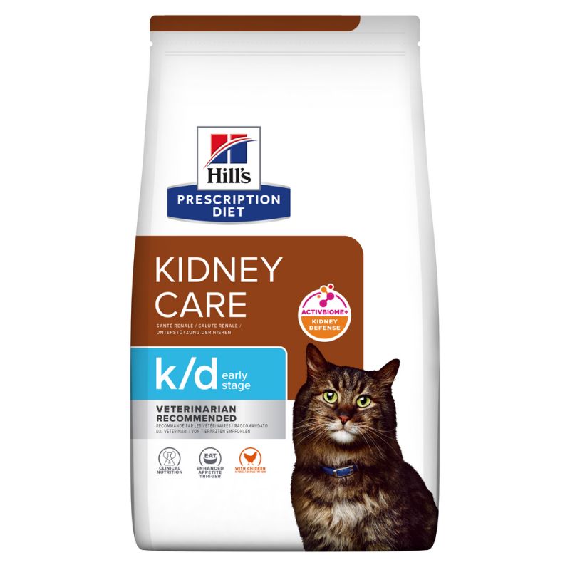 Hill's Prescription Diet K/D Kidney Early stage pour Chat au Poulet