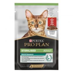 Purina Proplan Cat Adult Sterilised NutriSavour Boeuf