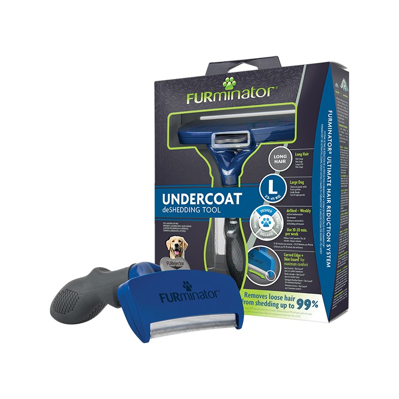 Tondeuse Deshedding anti mue pour petit chien à poils longs - JungleVet