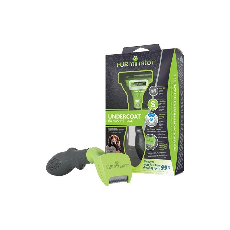 Tondeuse Deshedding anti mue pour petit chien à poils longs - JungleVet