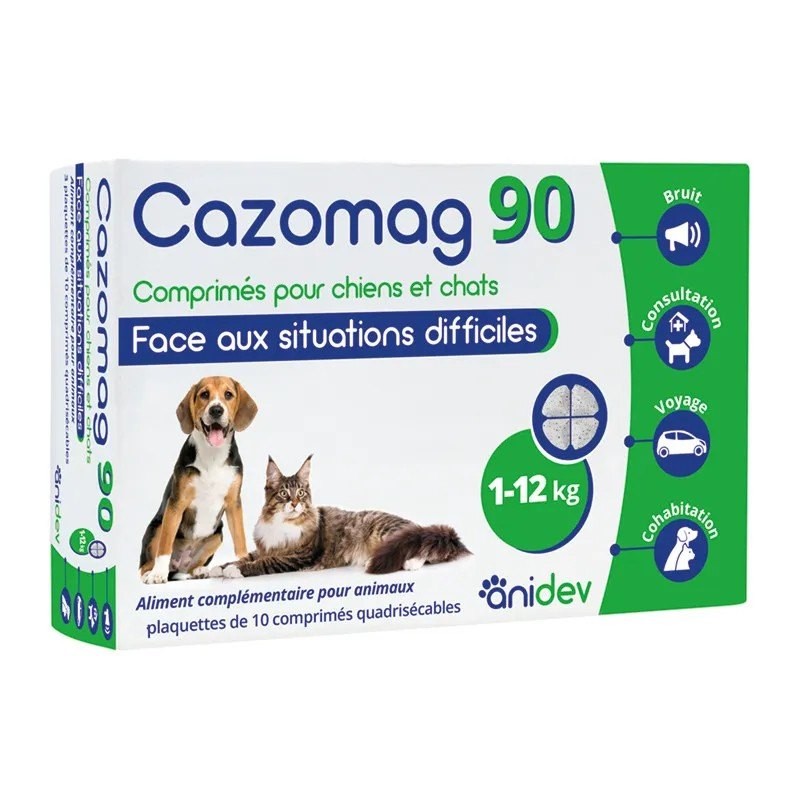 Cazomag pour chiens et chats - 90 mg - JungleVet