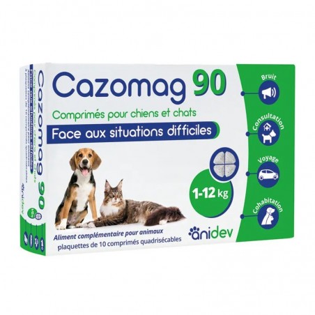 Cazomag pour chiens et chats - 90 mg - JungleVet