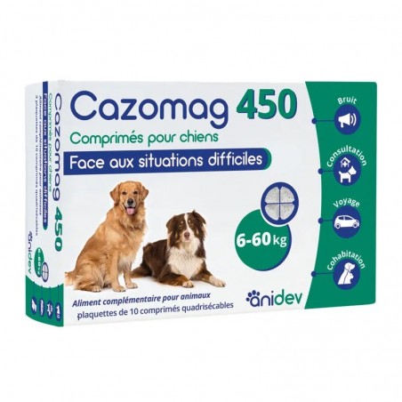 Cazomag pour chiens - 450 mg - JungleVet