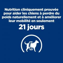 Hill's Prescription Diet Metabolic + Mobility pour chien au Poulet - 12 boîtes de 370 g