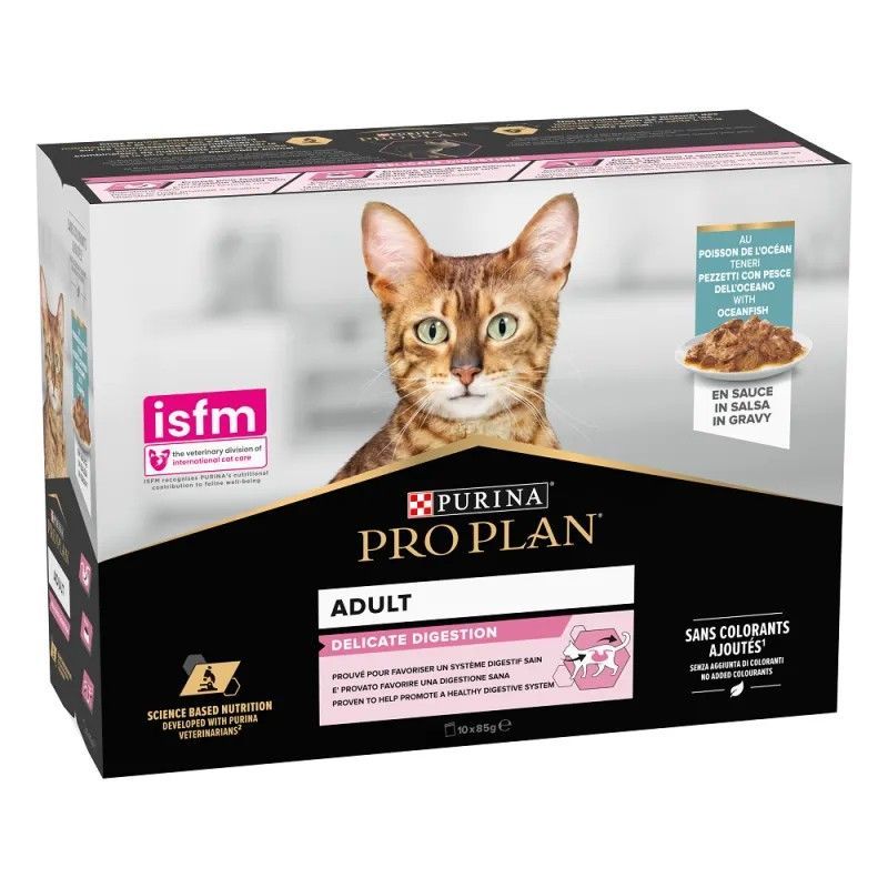 Pro Plan Cat Adult Delicate Digestion au Poisson en sauce