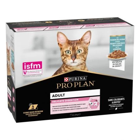 Pro Plan Cat Adult Delicate Digestion au Poisson en sauce