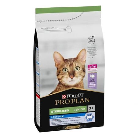 Pro Plan Cat Sterilised Senior 7+ Longevis à la dinde - JungleVet