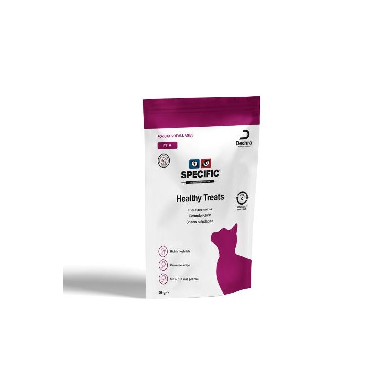 Specific FT H healthy treats pour chats 10 x 50g - JungleVet