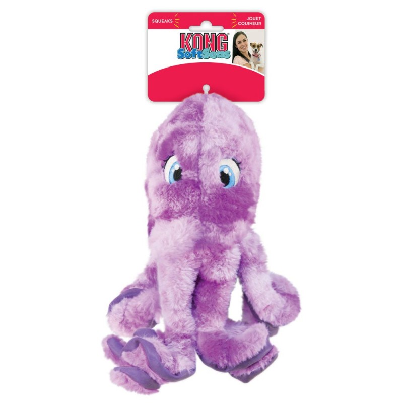 Kong Jouet SoftSeas Octopus pour chien - JungleVet