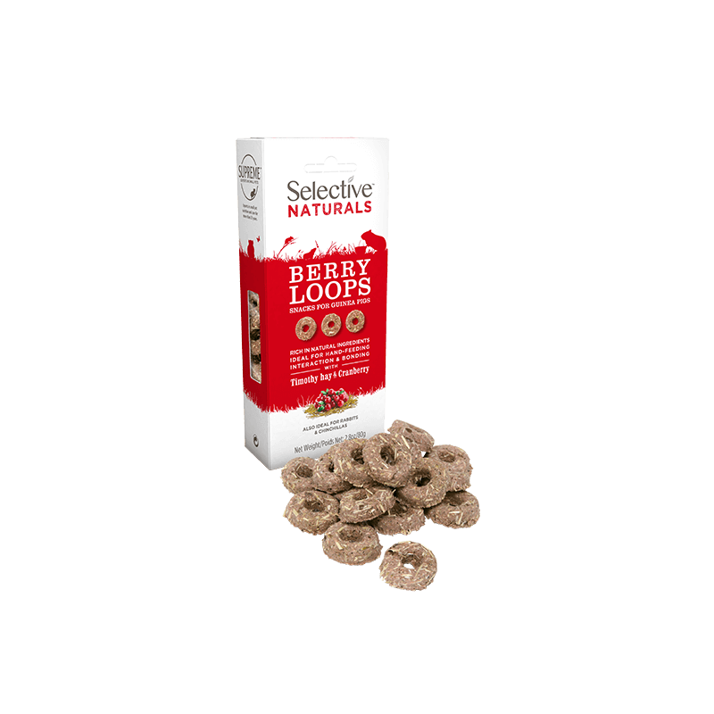 Selective Naturals Berry Loops friandises pour rongeurs - JungleVet