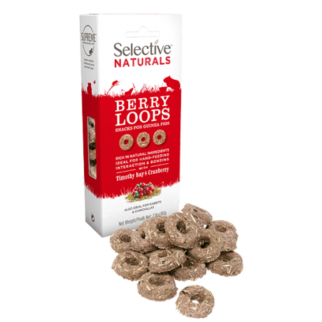 Selective Naturals Berry Loops friandises pour rongeurs - JungleVet