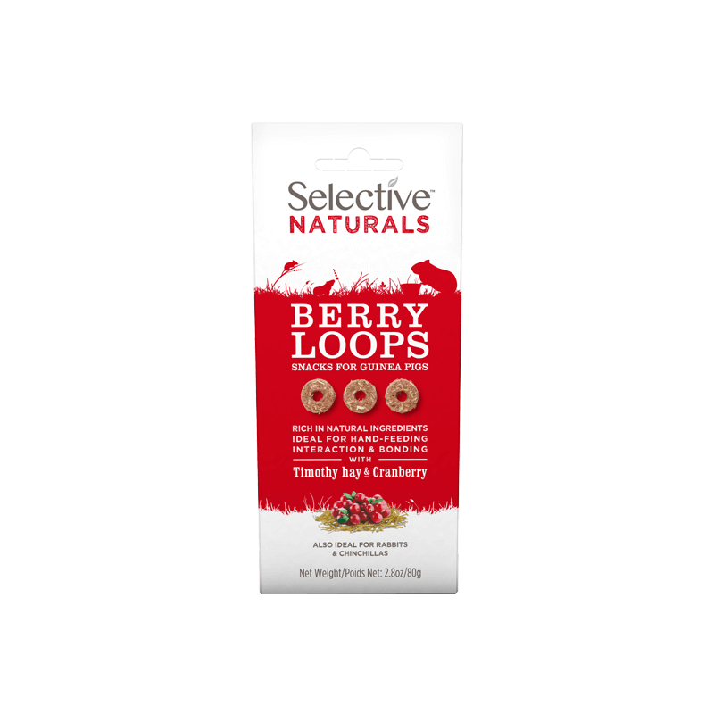 Selective Naturals Berry Loops friandises pour rongeurs - JungleVet
