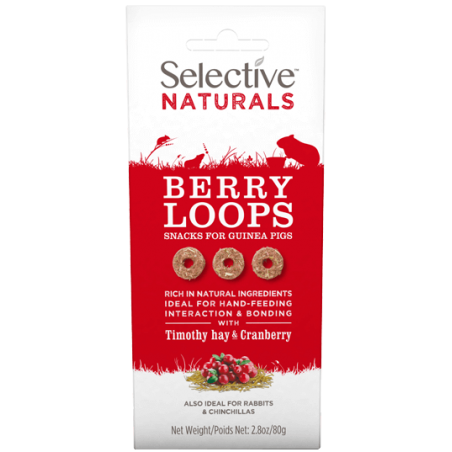 Selective Naturals Berry Loops friandises pour rongeurs - JungleVet