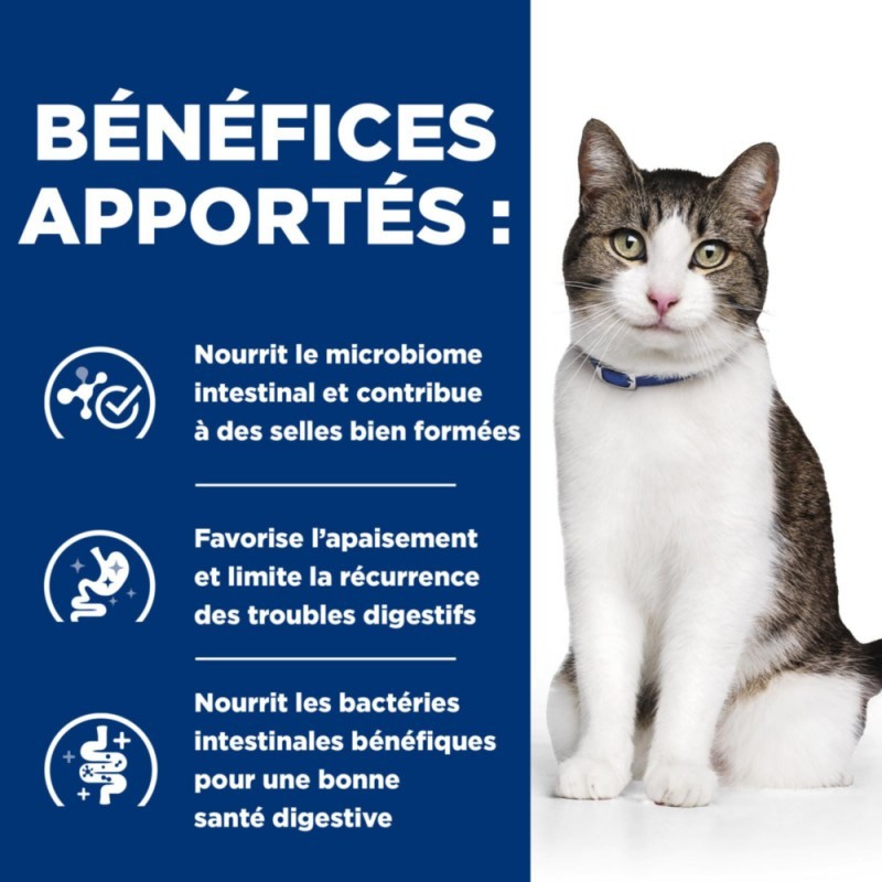 Hill's prescription diet Gastrointestinal Biome Stress pour chat mijotés au Poulet et légumes 24 boîtes de 82 g - JungleVet