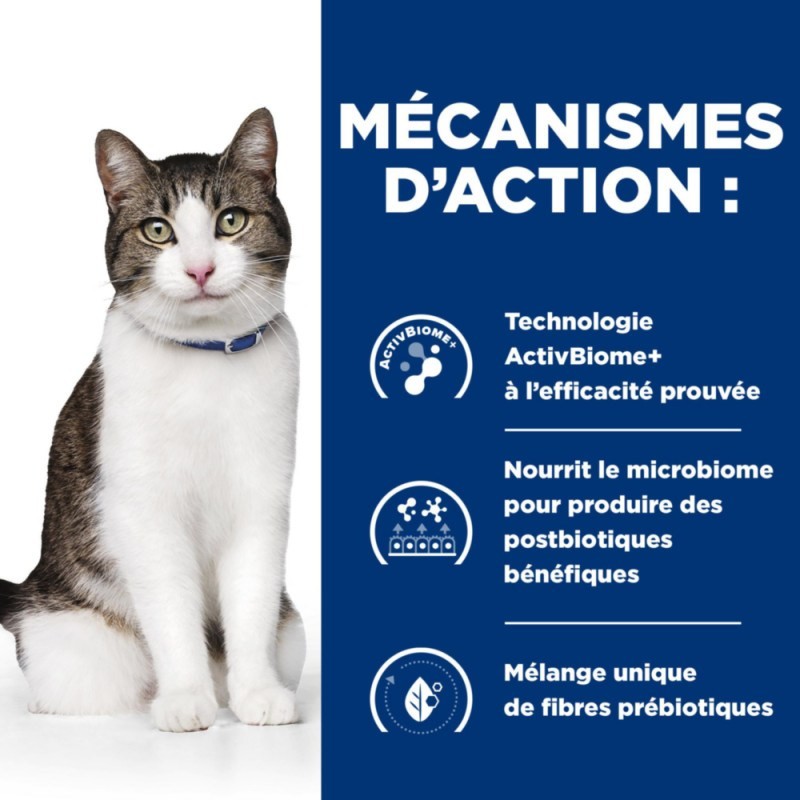 Hill's prescription diet Gastrointestinal Biome Stress pour chat mijotés au Poulet et légumes 24 boîtes de 82 g - JungleVet