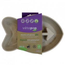 Vetopop Gamelle Anti Glouton Pop Poisson - JungleVet