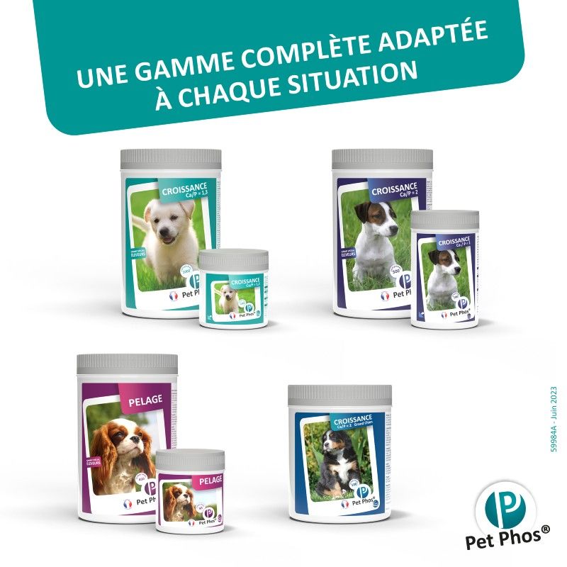 Pet Phos canin Croissance Ca/P 1,3 chiens