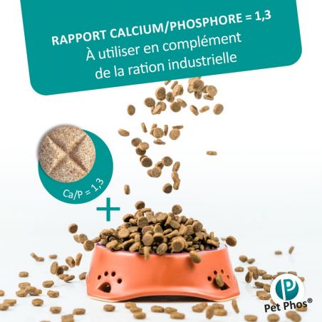 Pet Phos canin Croissance Ca/P 1,3 chiens