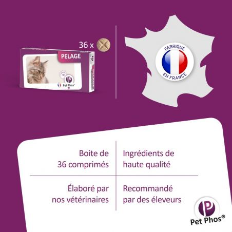 Pet Phos pelage chat Boite de 36 comprimés