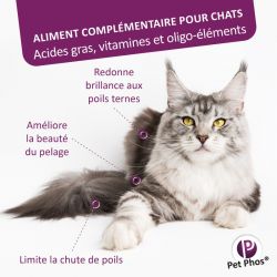 Pet Phos pelage chat Boite de 36 comprimés
