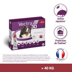 Vectra 3D chiens de plus de 40 kg