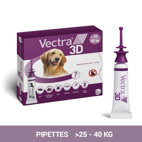 Vectra 3D chiens de 25 à 40 kg