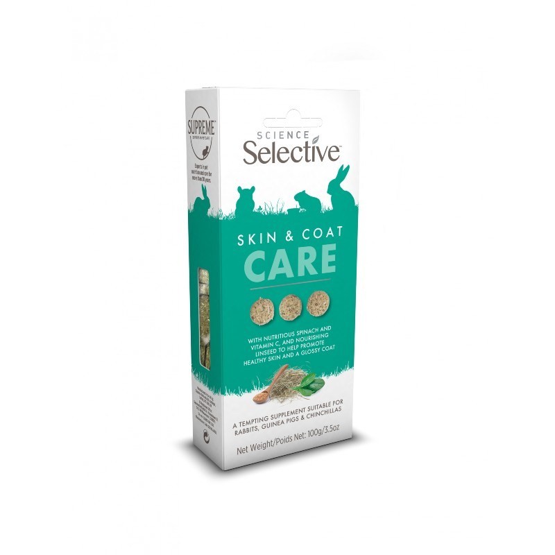Science Selective Friandises Skin and Coat Care 4 x 100 g - JungleVet