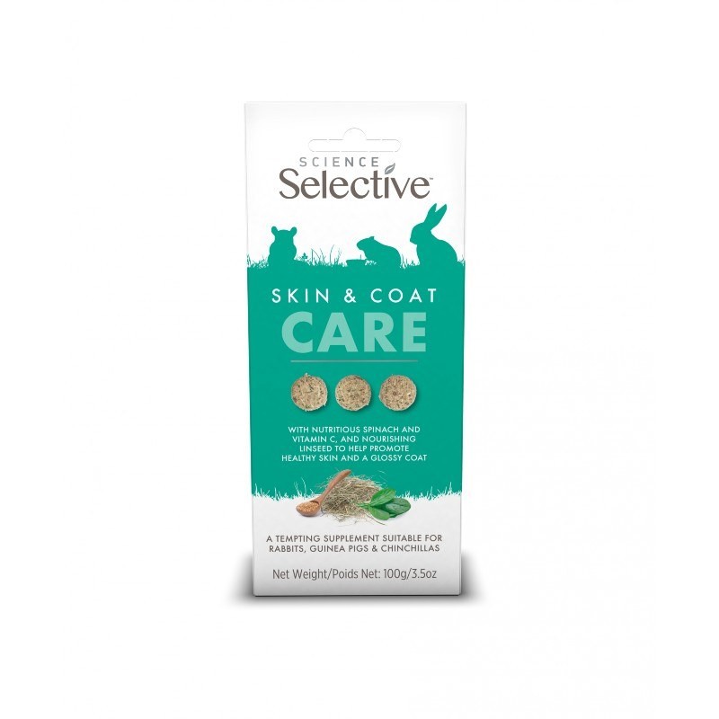 Science Selective Friandises Skin and Coat Care 4 x 100 g - JungleVet