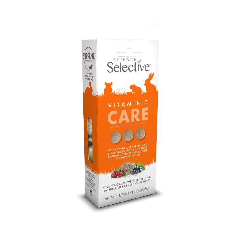 Science Selective Friandises Vitamine C Care 4 x 100 g - JungleVet